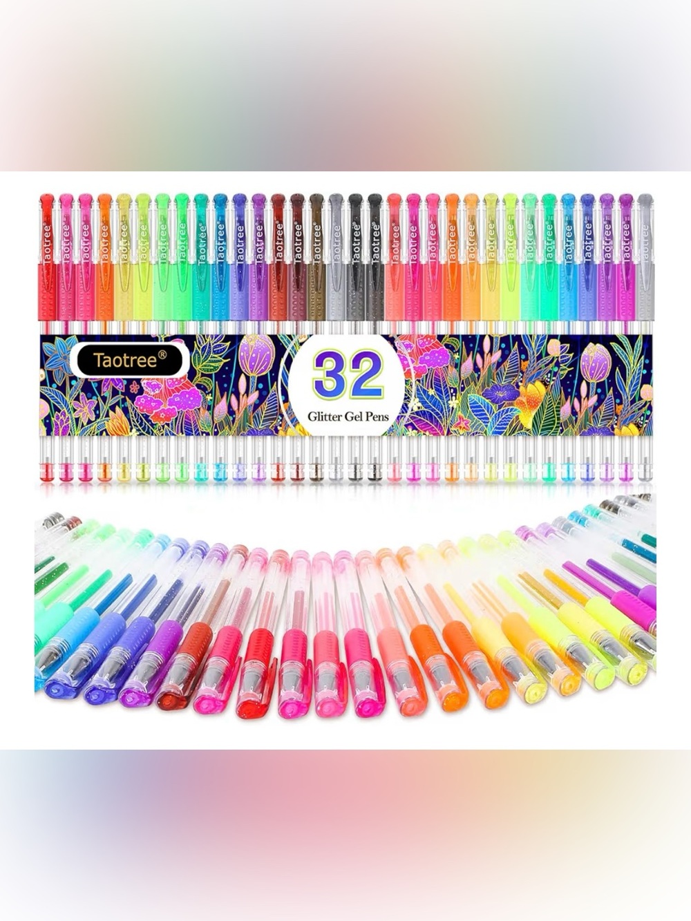 32 glitter gel pens NWT